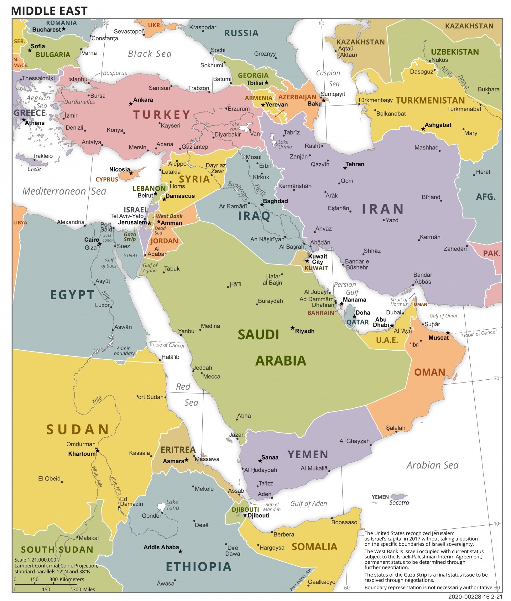 Le remodelage du Proche-Orient